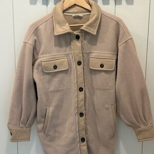 In Bloom Beige Knit Top with Contrast Trim